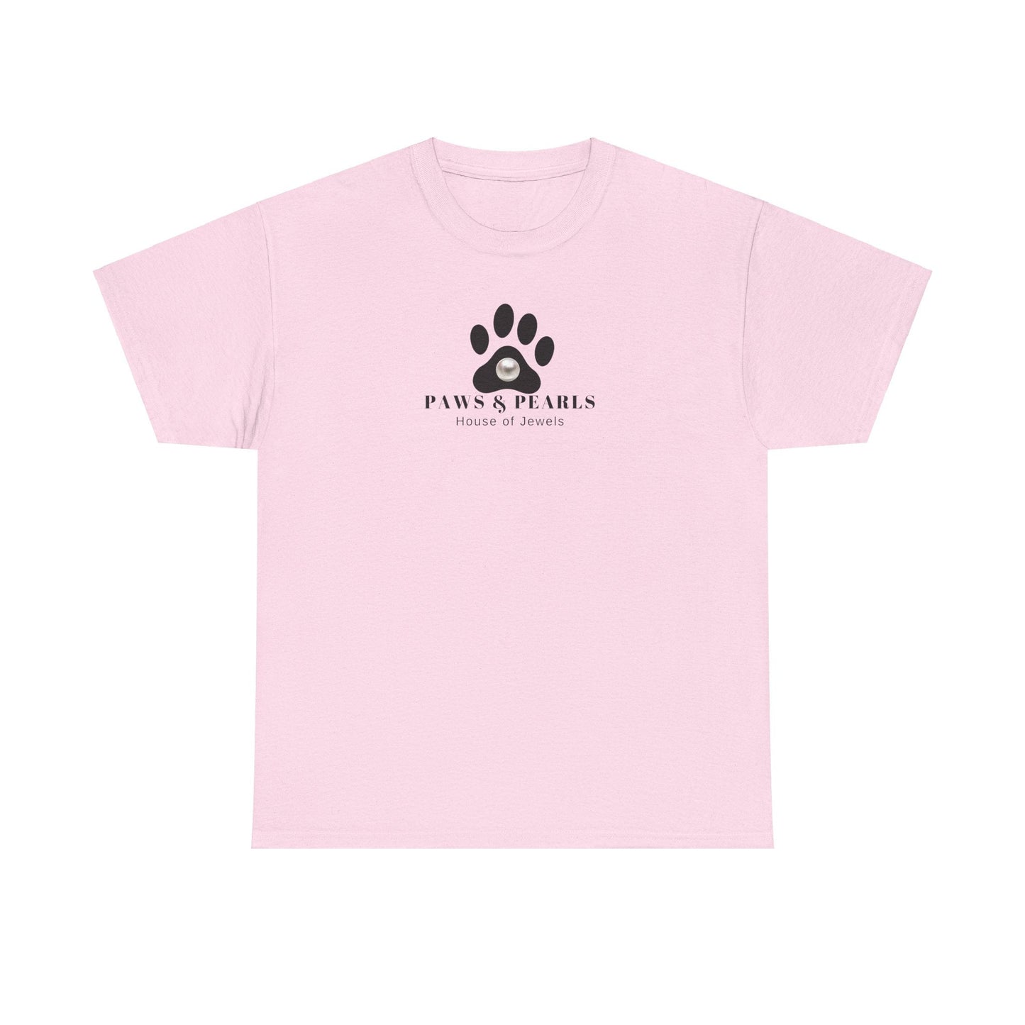 Paws & Pearls Unisex Heavy Cotton Tee - T-Shirt - EpiAl's Shop