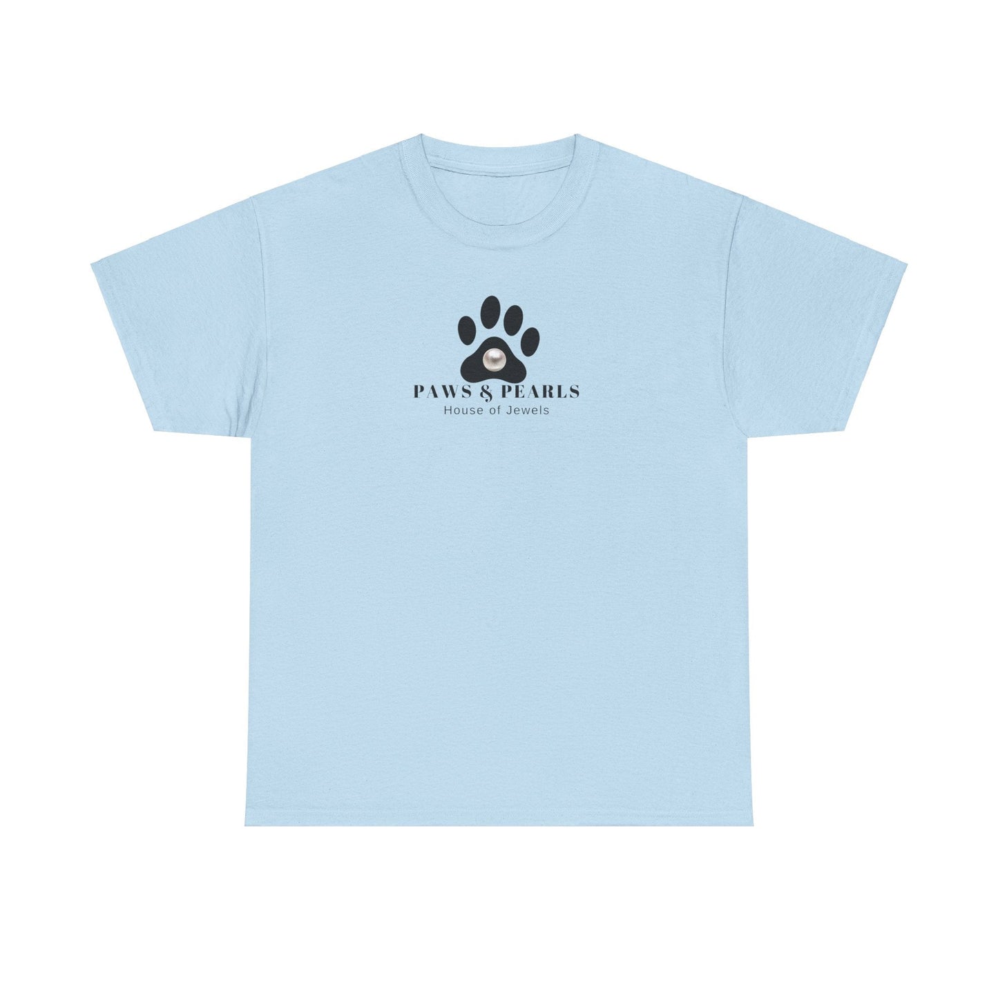 Paws & Pearls Unisex Heavy Cotton Tee - T-Shirt - EpiAl's Shop