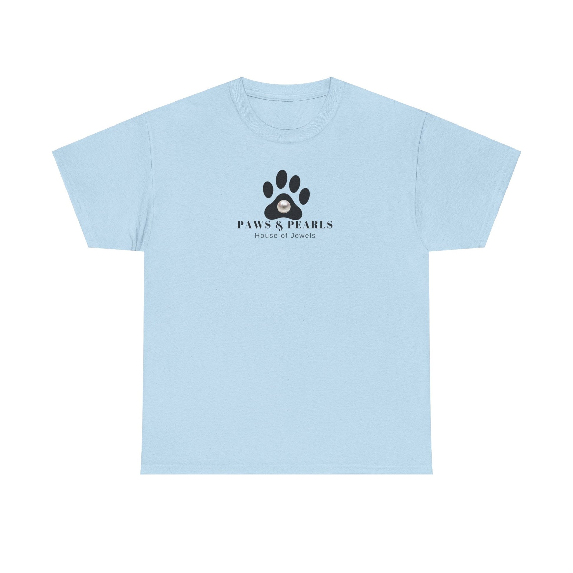 Paws & Pearls Unisex Heavy Cotton Tee - T-Shirt - EpiAl's Shop