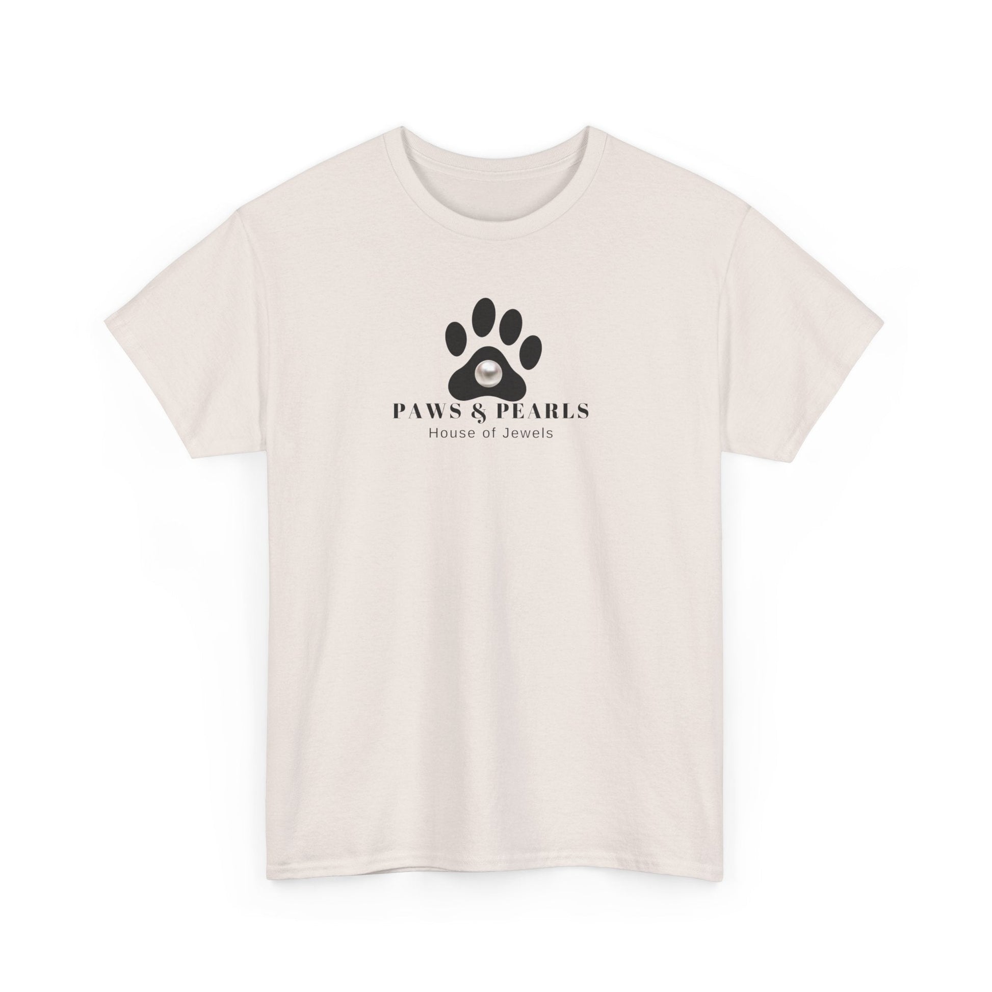 Paws & Pearls Unisex Heavy Cotton Tee - T-Shirt - EpiAl's Shop