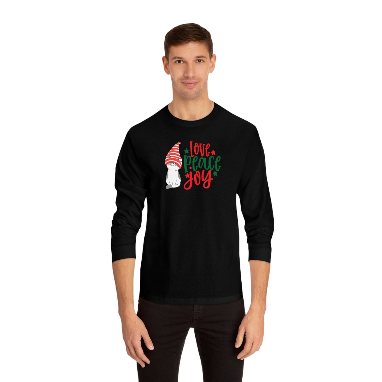 Peace Love Joy Unisex Classic Long Sleeve T - Shirt - Long - sleeve - Epileptic Al’s Shop