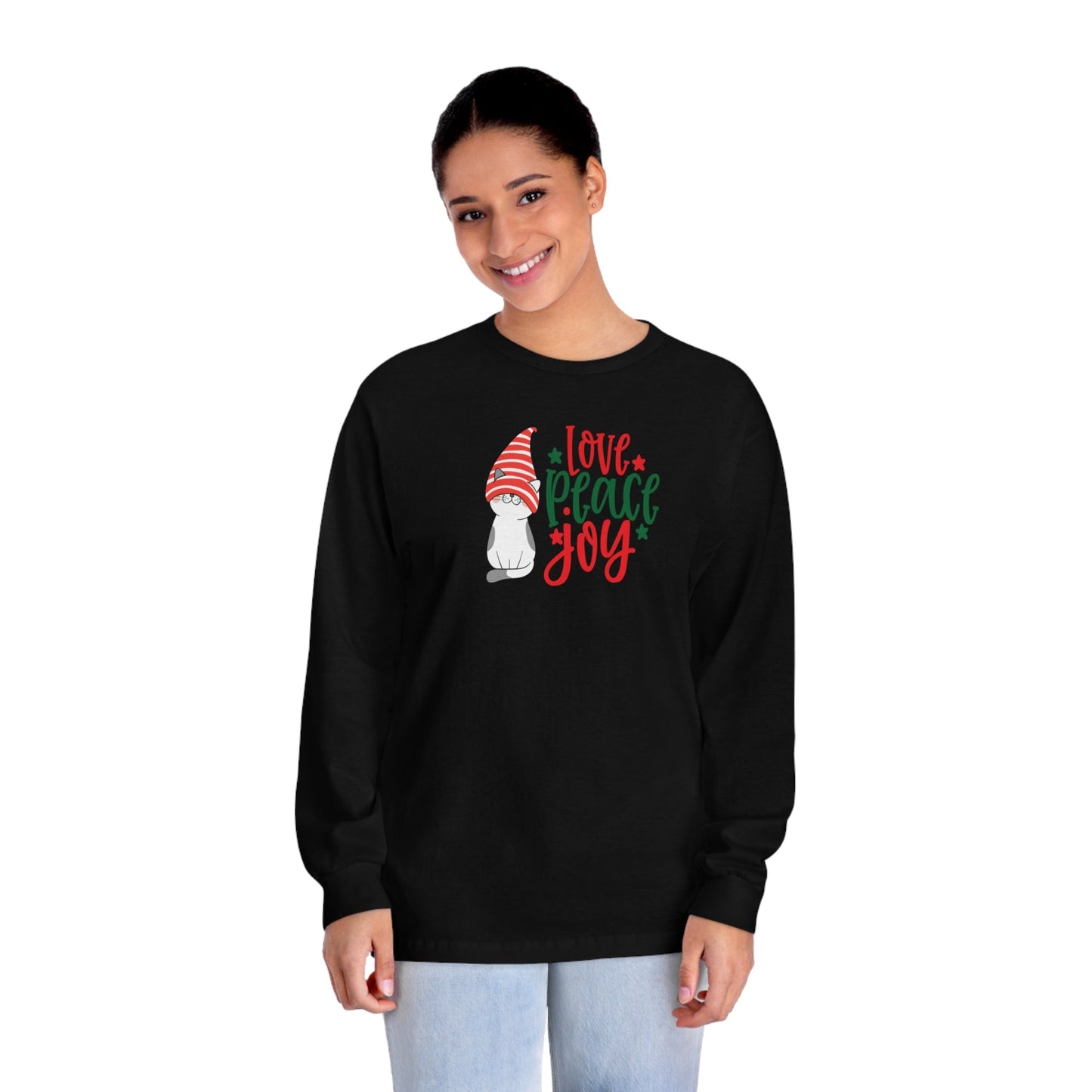 Peace Love Joy Unisex Classic Long Sleeve T - Shirt - Long - sleeve - Epileptic Al’s Shop