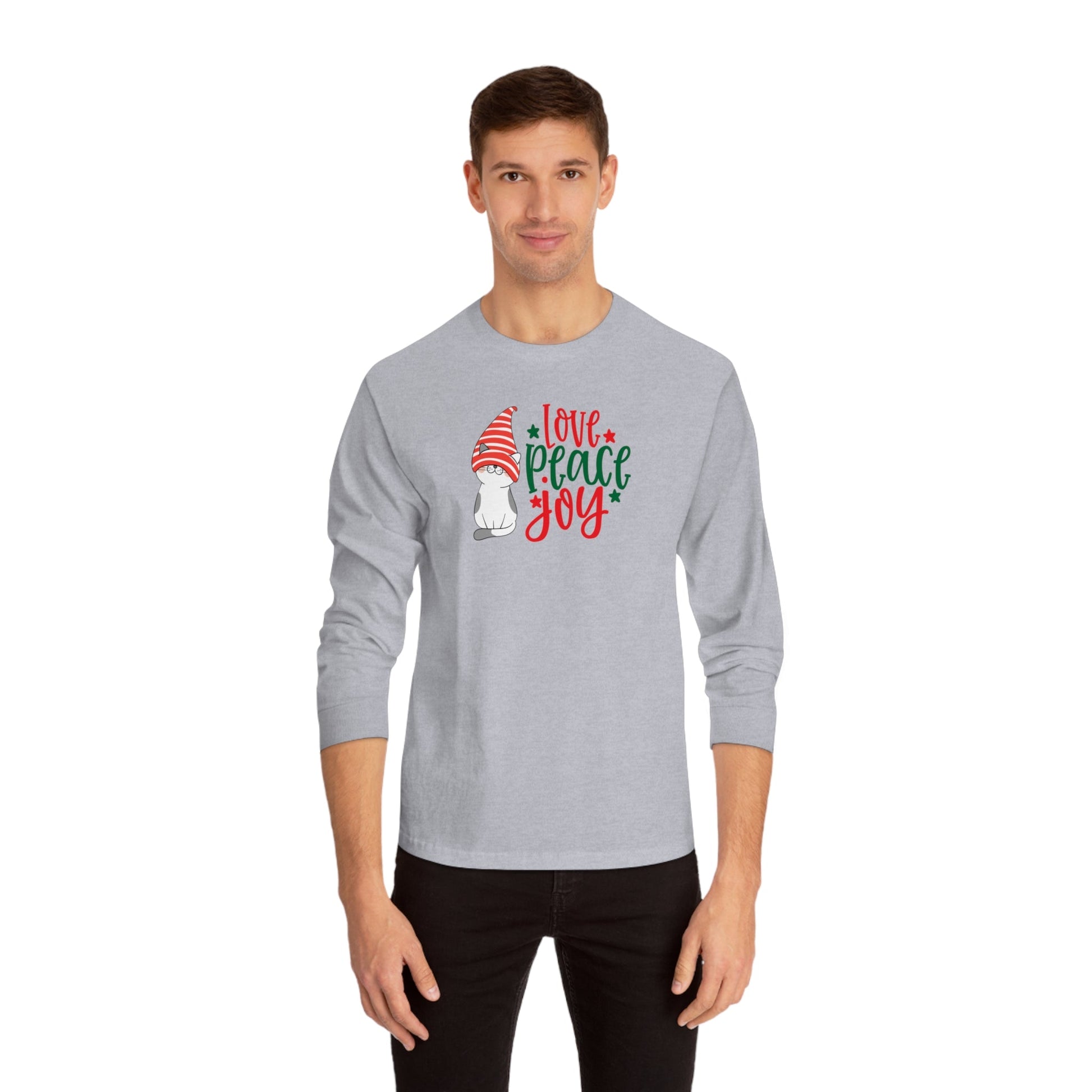 Peace Love Joy Unisex Classic Long Sleeve T - Shirt - Long - sleeve - Epileptic Al’s Shop