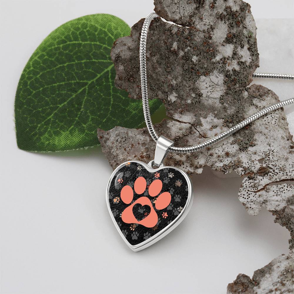 Peachy Paw Necklace - Jewelry - Epileptic Al’s Shop