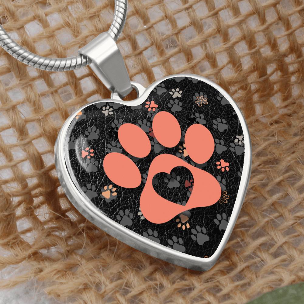 Peachy Paw Necklace - Jewelry - Epileptic Al’s Shop