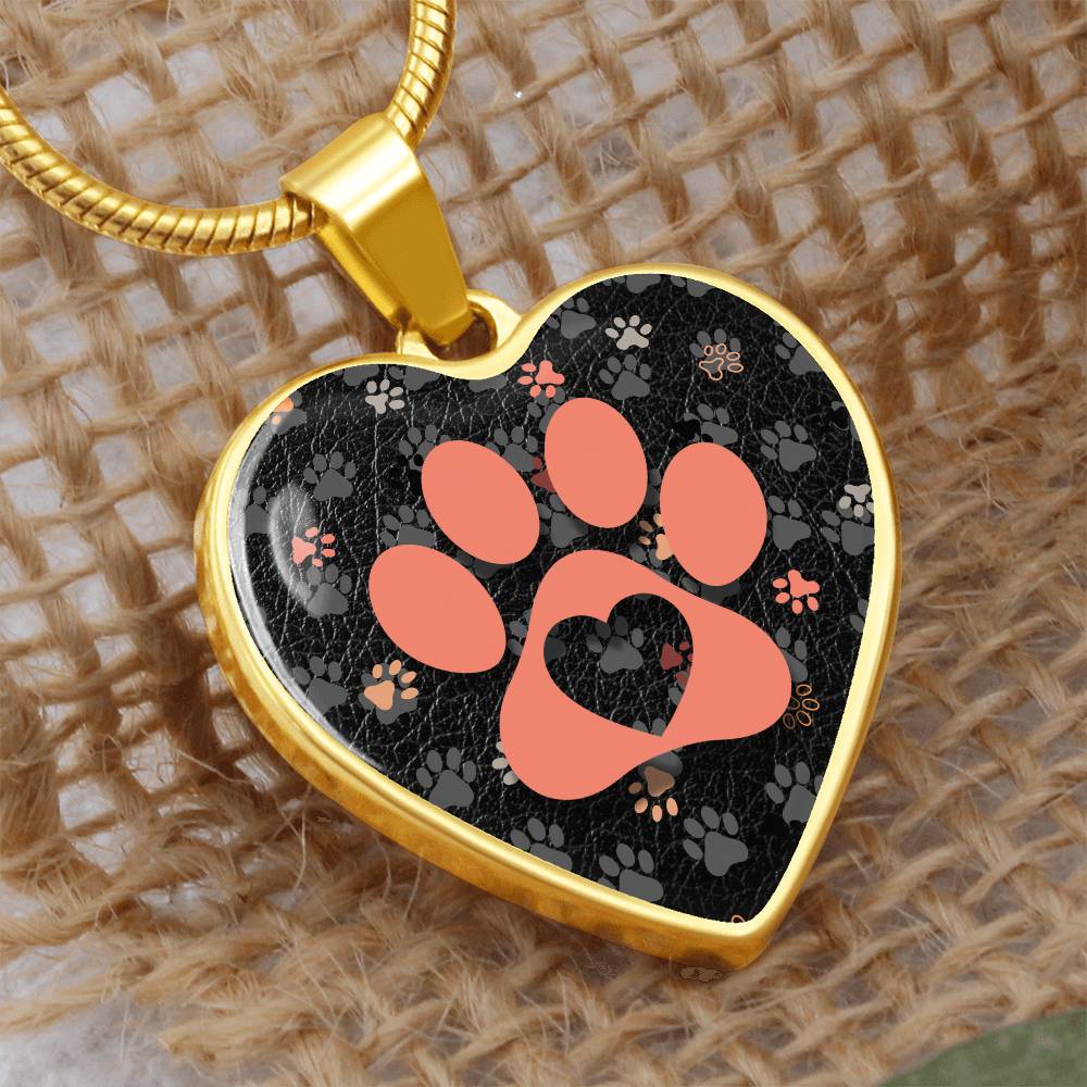 Peachy Paw Necklace - Jewelry - Epileptic Al’s Shop