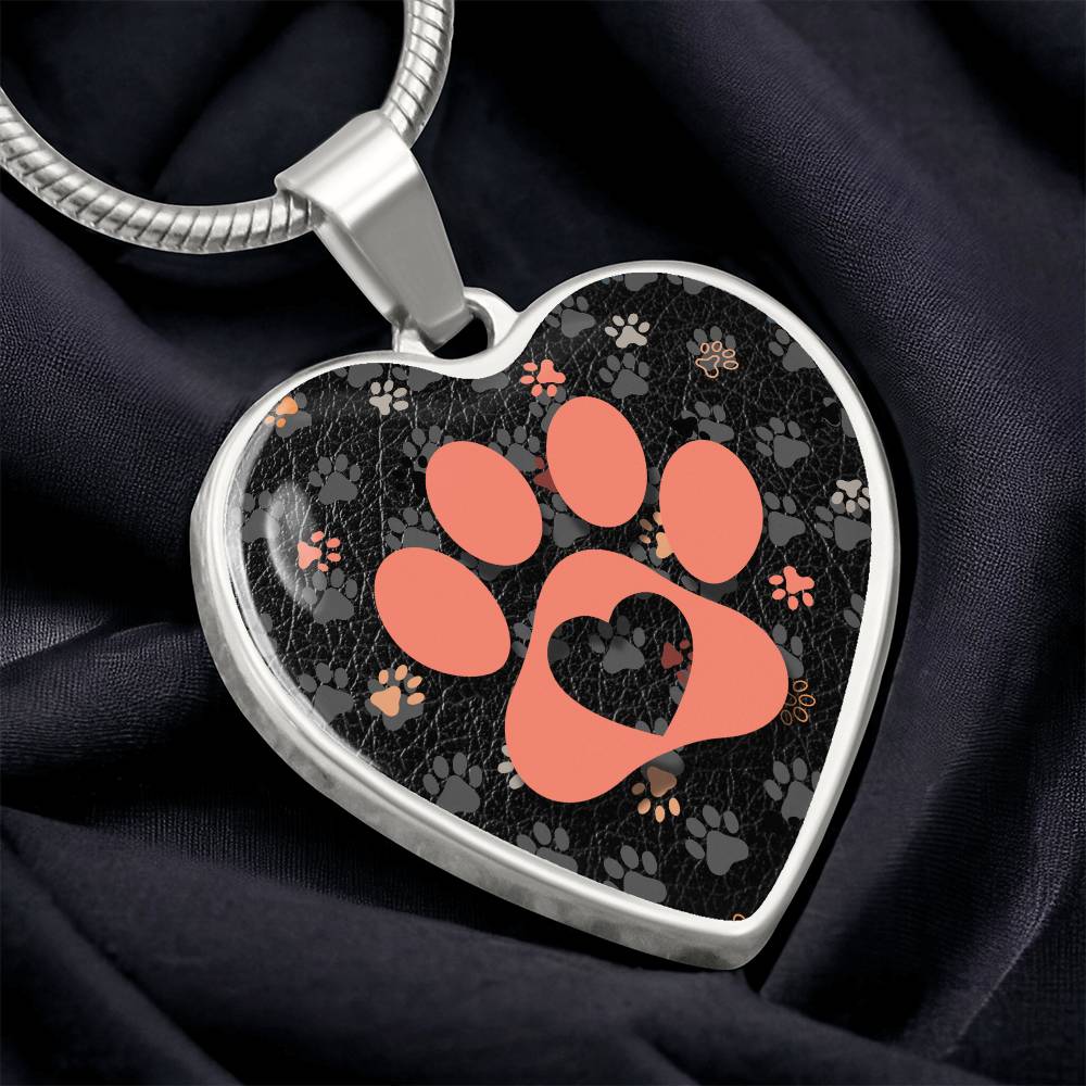 Peachy Paw Necklace - Jewelry - Epileptic Al’s Shop