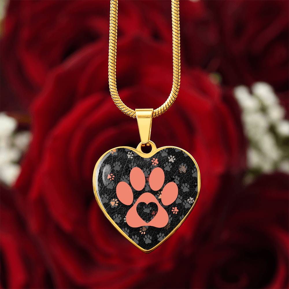 Peachy Paw Necklace - Jewelry - Epileptic Al’s Shop