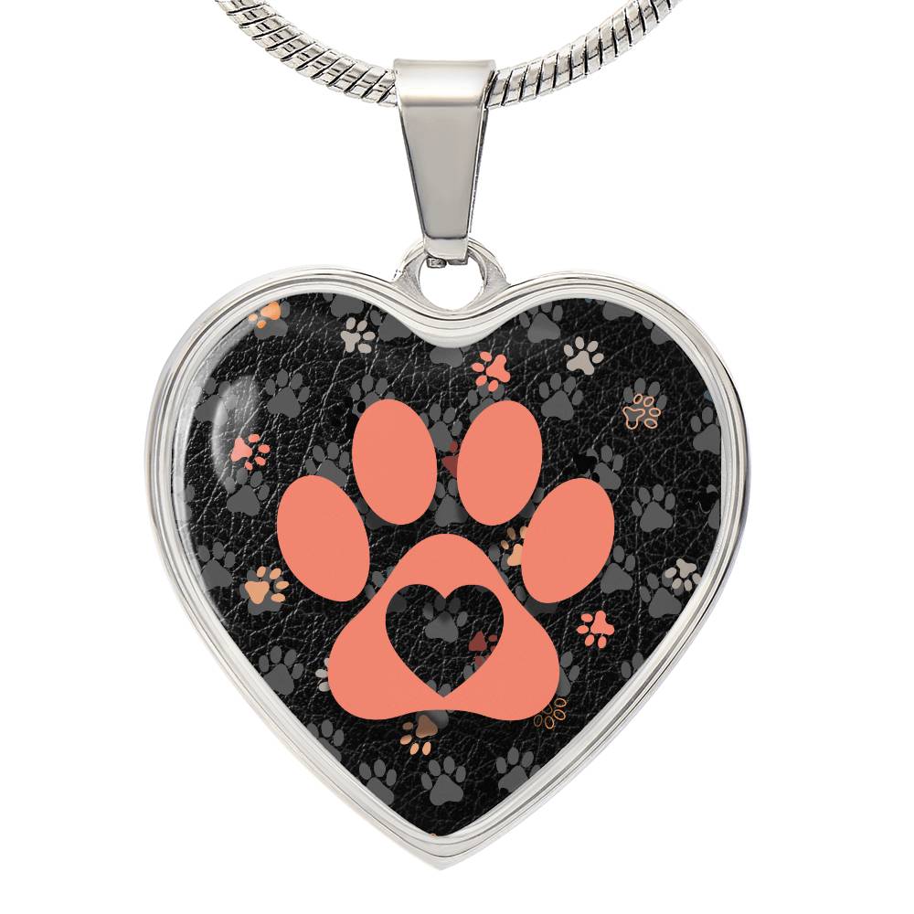 Peachy Paw Necklace - Jewelry - Epileptic Al’s Shop