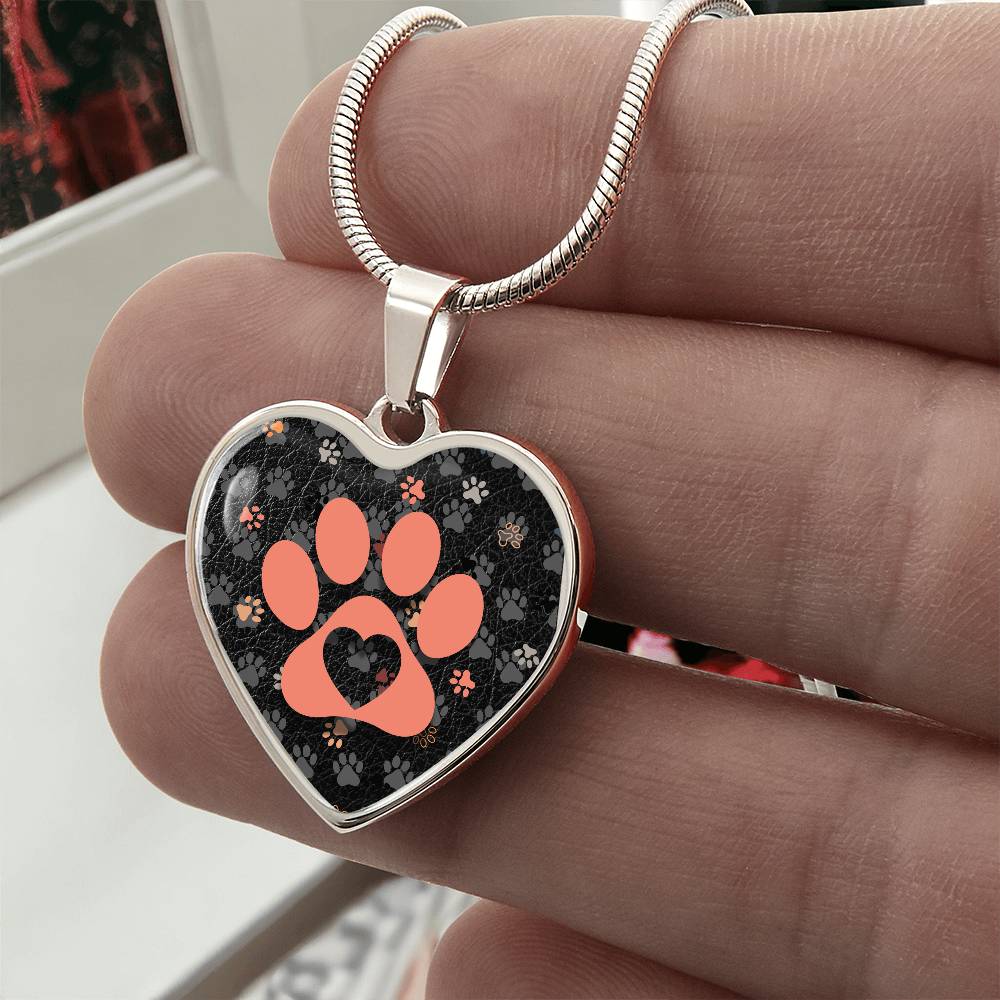 Peachy Paw Necklace - Jewelry - Epileptic Al’s Shop