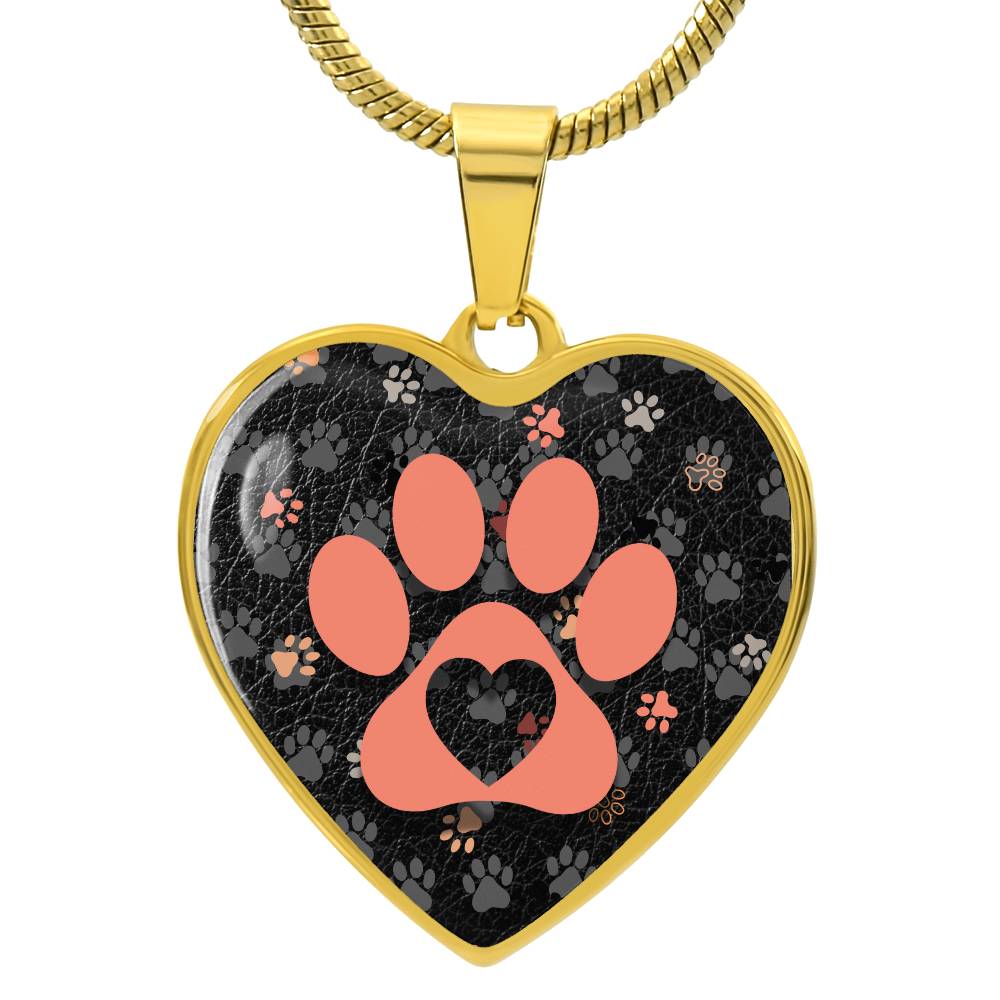 Peachy Paw Necklace - Jewelry - Epileptic Al’s Shop