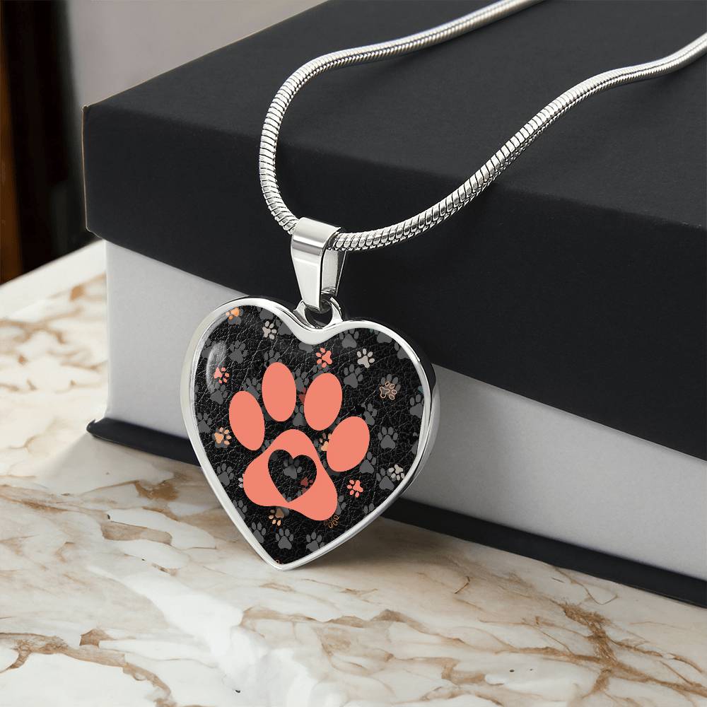 Peachy Paw Necklace - Jewelry - Epileptic Al’s Shop