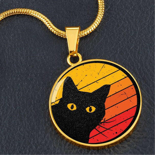 Peeking Kitty Necklace - Jewelry - Epileptic Al’s Shop