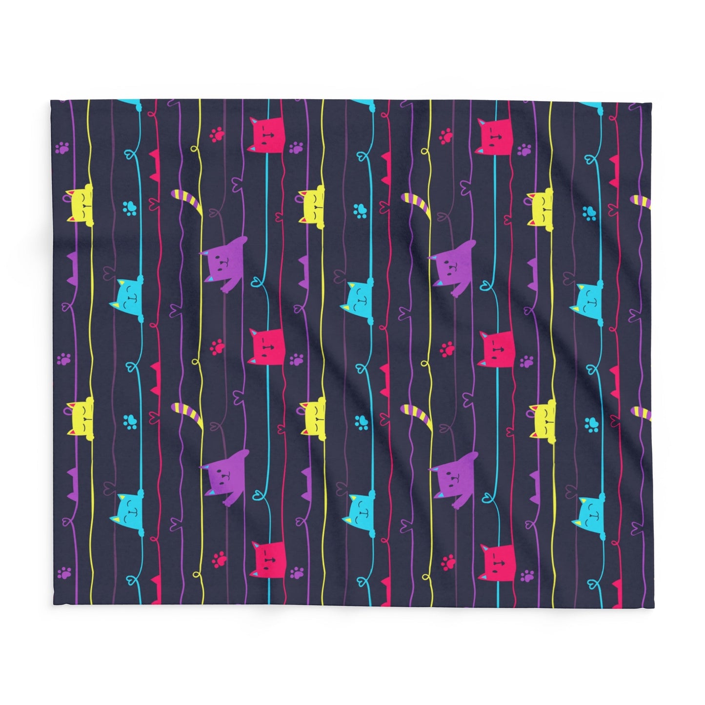 Peeky Kitties Arctic Fleece Blanket - Home Decor - Epileptic Al’s Shop