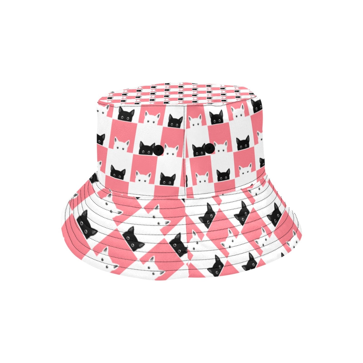 Peeky Kitties Unisex Summer Bucket Hat - Hats - Epileptic Al’s Shop