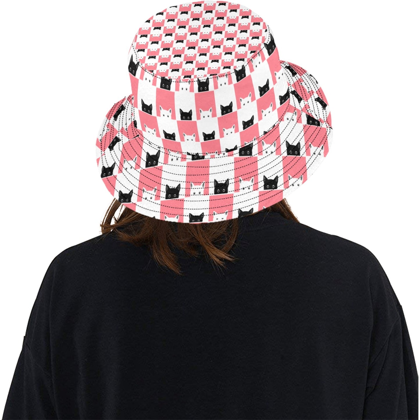 Peeky Kitties Unisex Summer Bucket Hat - Hats - Epileptic Al’s Shop