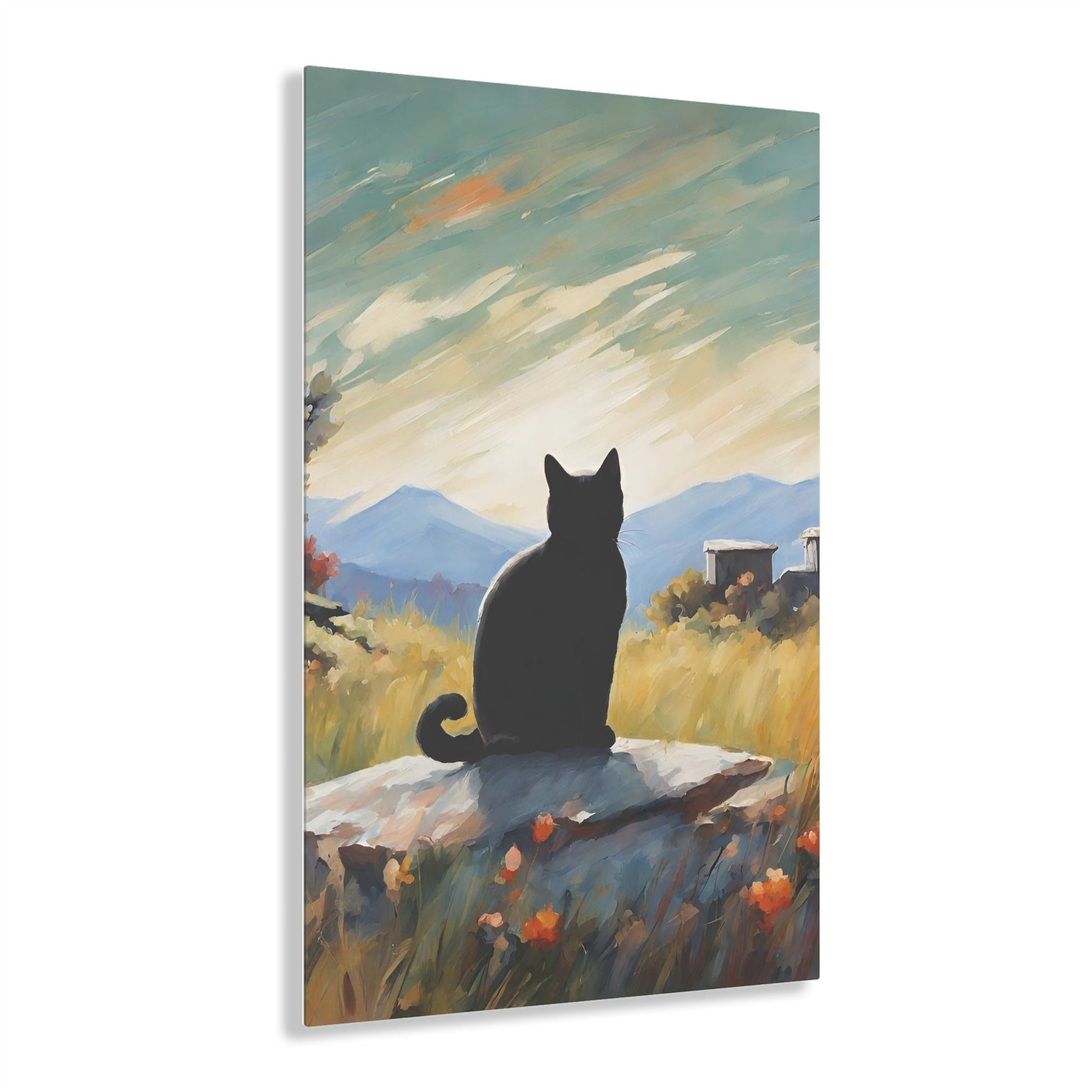 Pensive Cat Acrylic Prints - Home Decor - Epileptic Al’s Shop