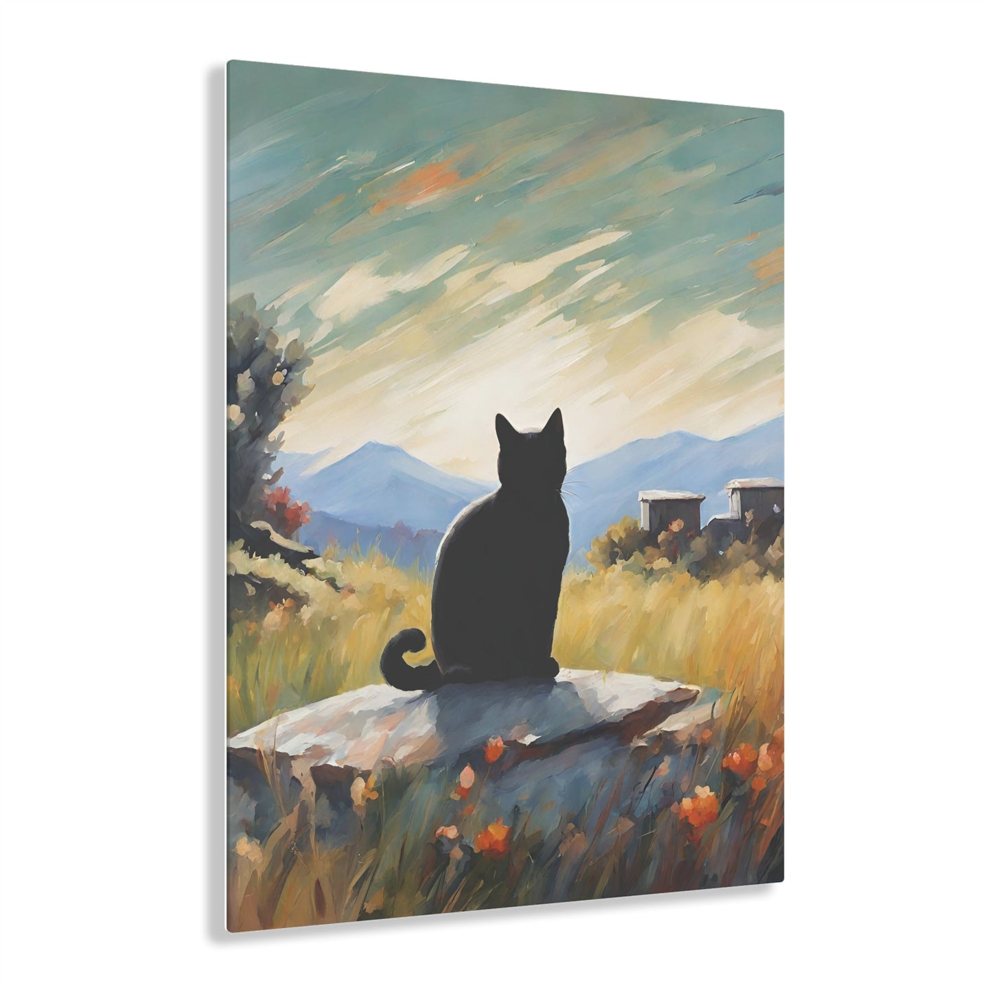 Pensive Cat Acrylic Prints - Home Decor - Epileptic Al’s Shop