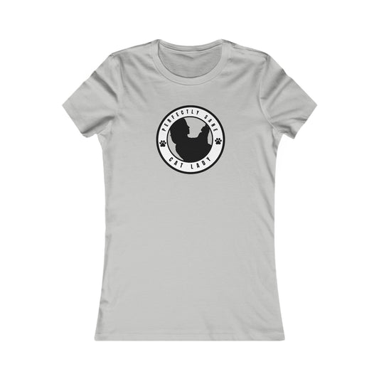 Perfectly Sane Cat Lady Women's Favorite Tee - T - Shirt - Epileptic Al’s Shop