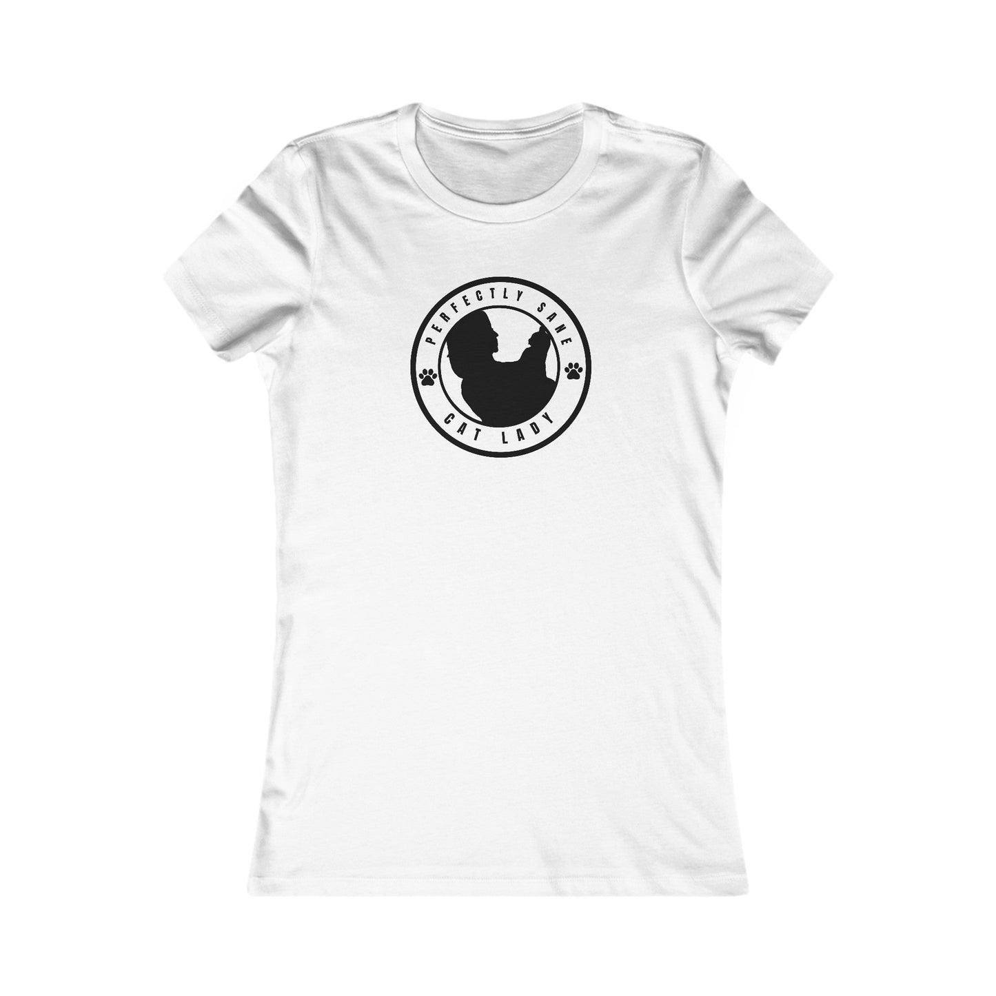 Perfectly Sane Cat Lady Women's Favorite Tee - T - Shirt - Epileptic Al’s Shop