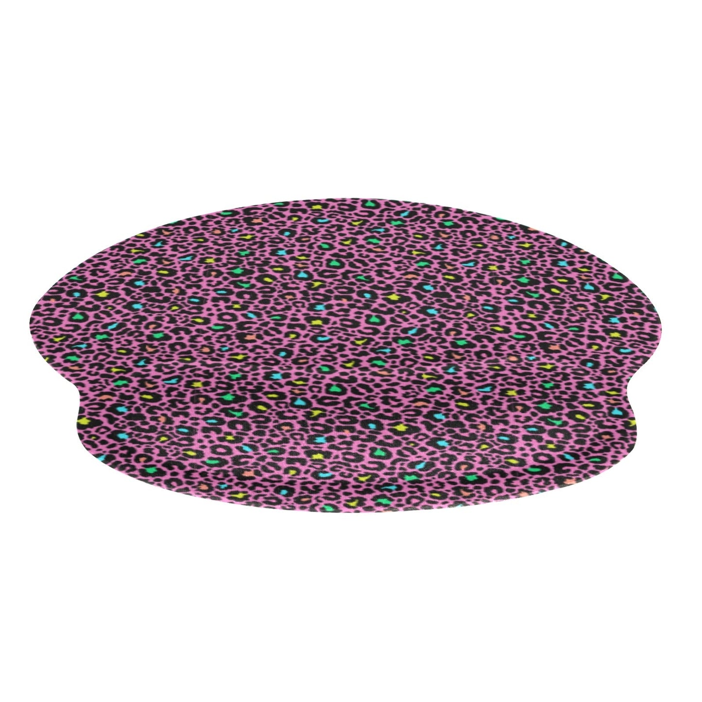 Pink Cheetah Mousepad with Wrist Rest - Office Accessories - Epileptic Al’s Shop