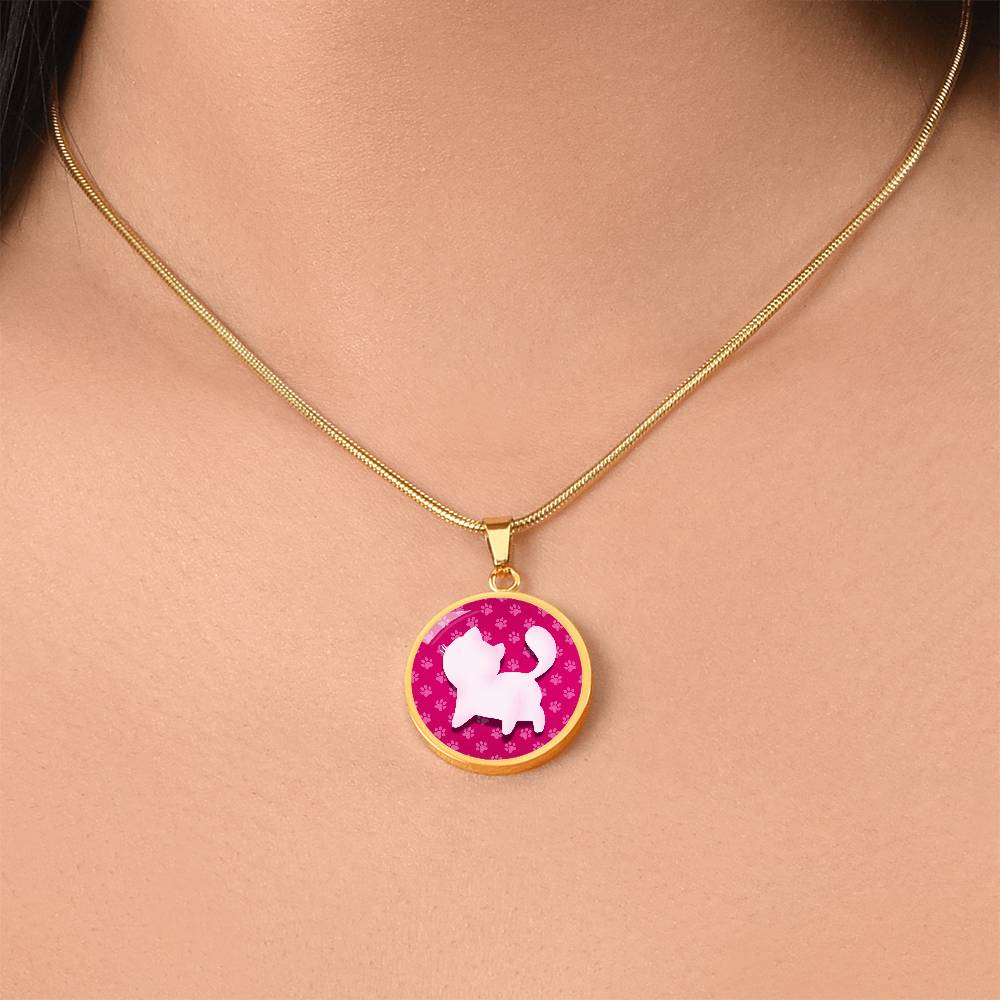 Pink Kitty necklace - Jewelry - Epileptic Al’s Shop