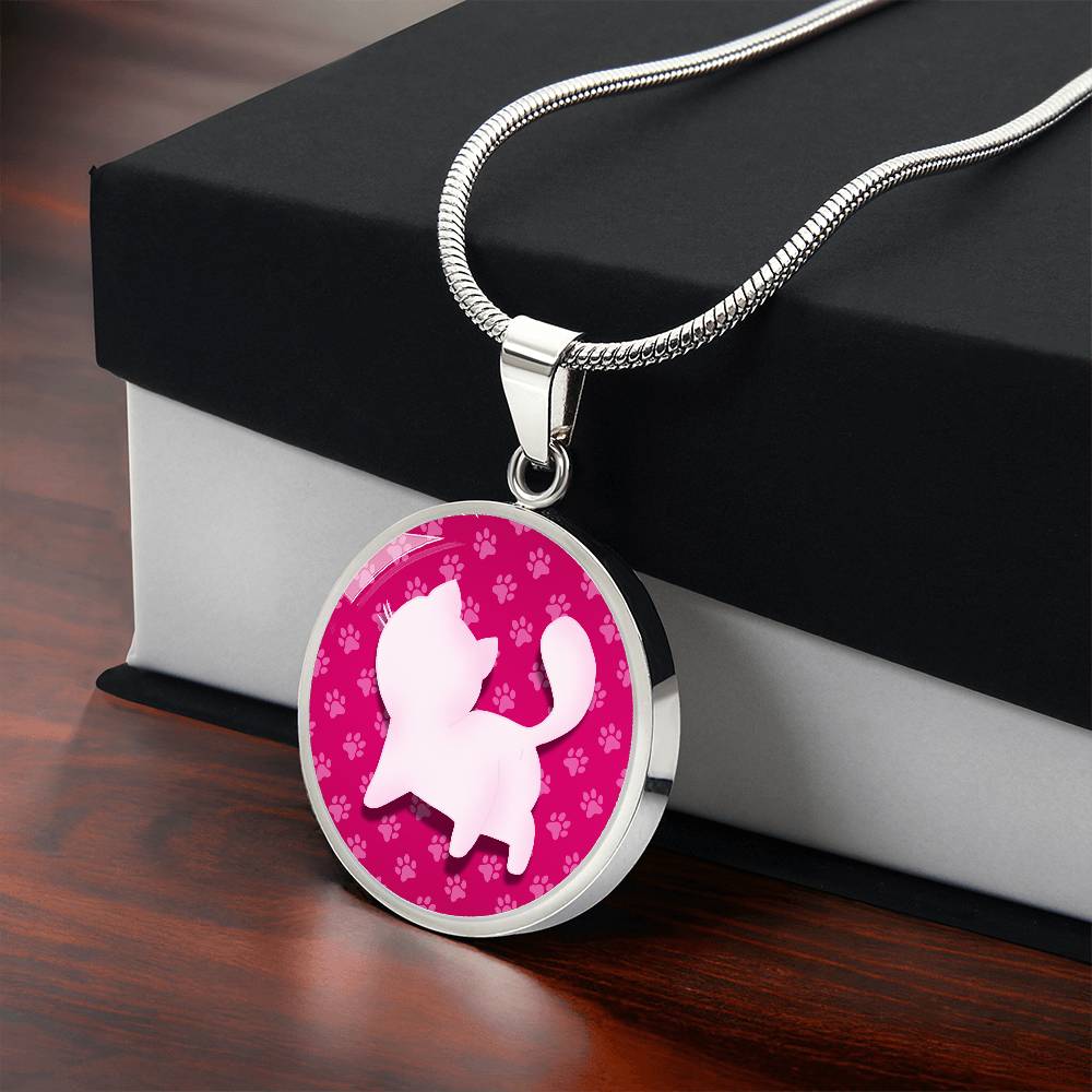 Pink Kitty necklace - Jewelry - Epileptic Al’s Shop