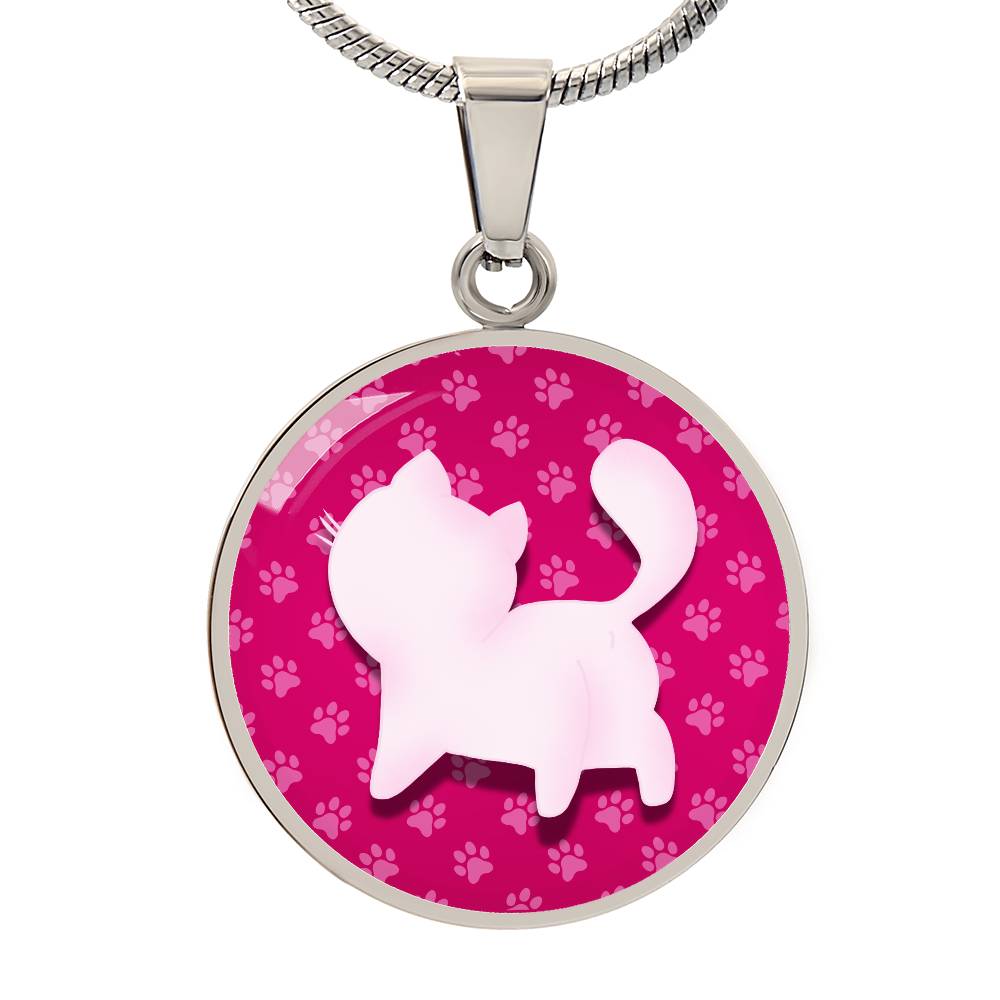 Pink Kitty necklace - Jewelry - Epileptic Al’s Shop