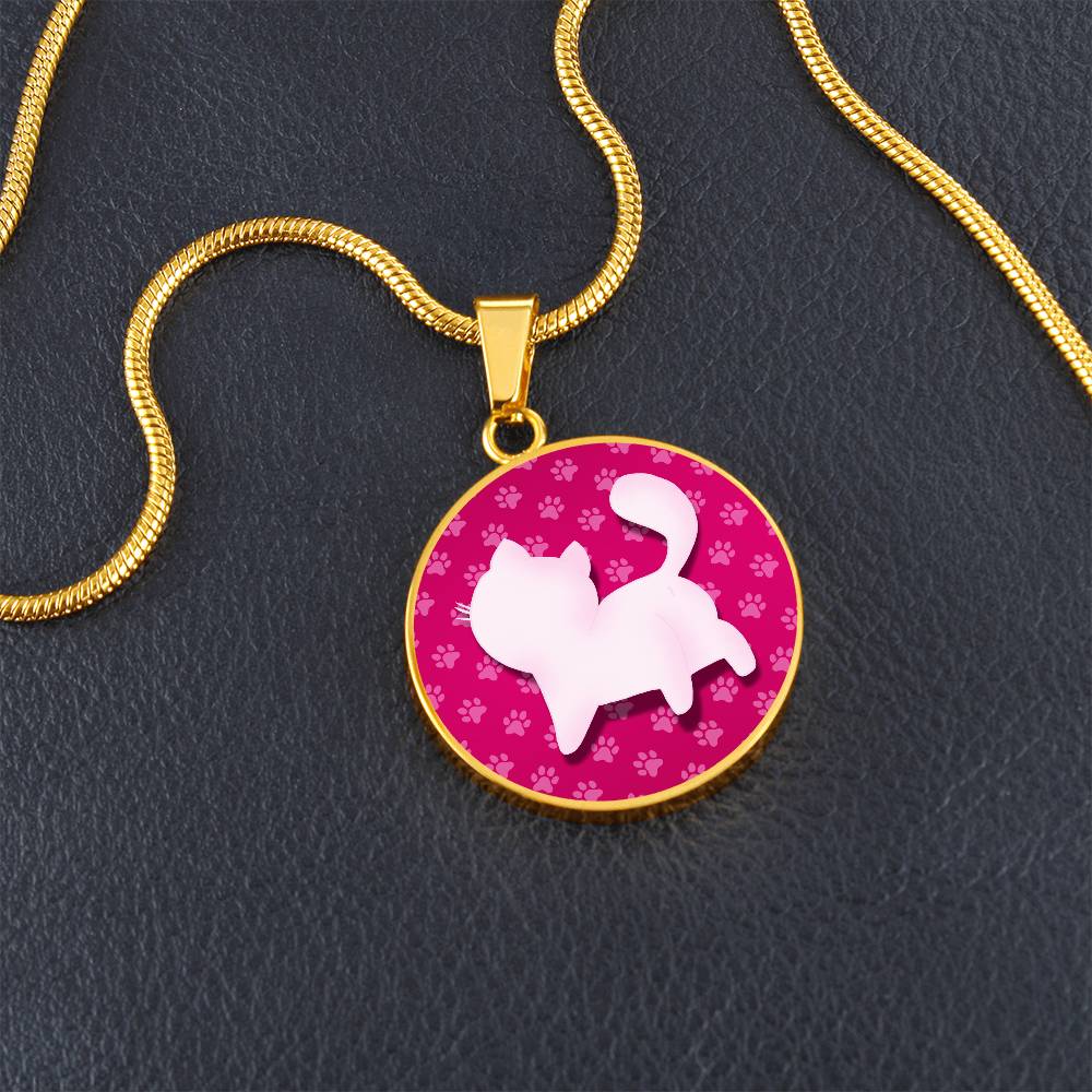 Pink Kitty necklace - Jewelry - Epileptic Al’s Shop