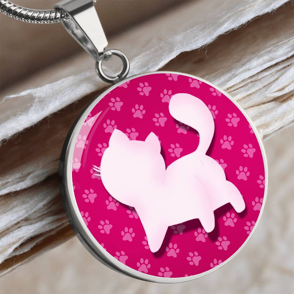 Pink Kitty necklace - Jewelry - Epileptic Al’s Shop