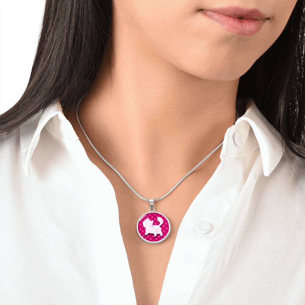 Pink Kitty necklace - Jewelry - Epileptic Al’s Shop