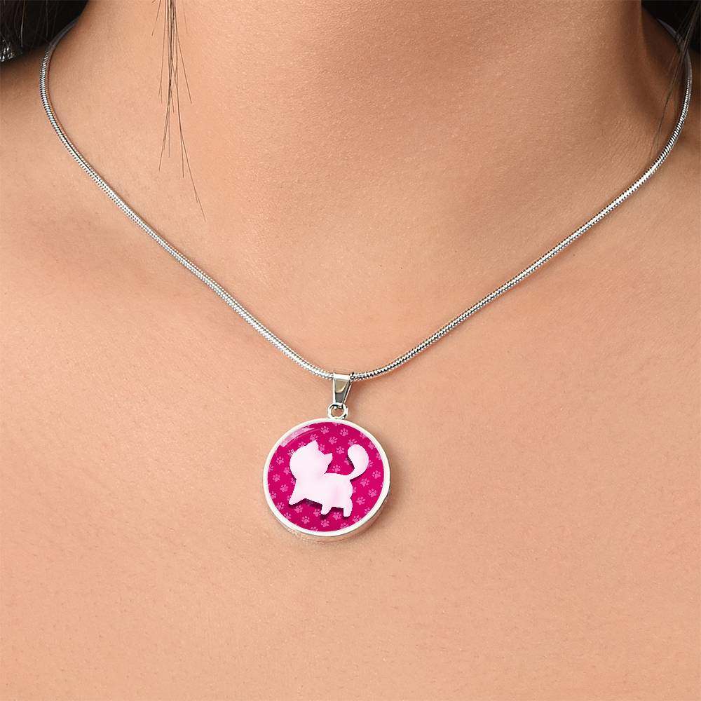 Pink Kitty necklace - Jewelry - Epileptic Al’s Shop