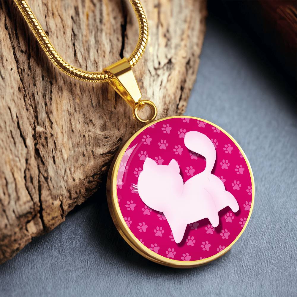 Pink Kitty necklace - Jewelry - Epileptic Al’s Shop