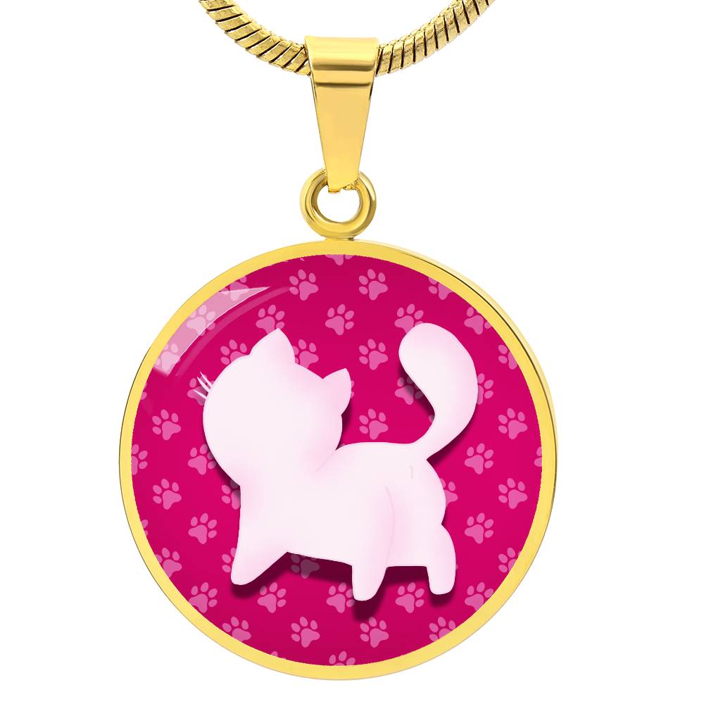 Pink Kitty necklace - Jewelry - Epileptic Al’s Shop