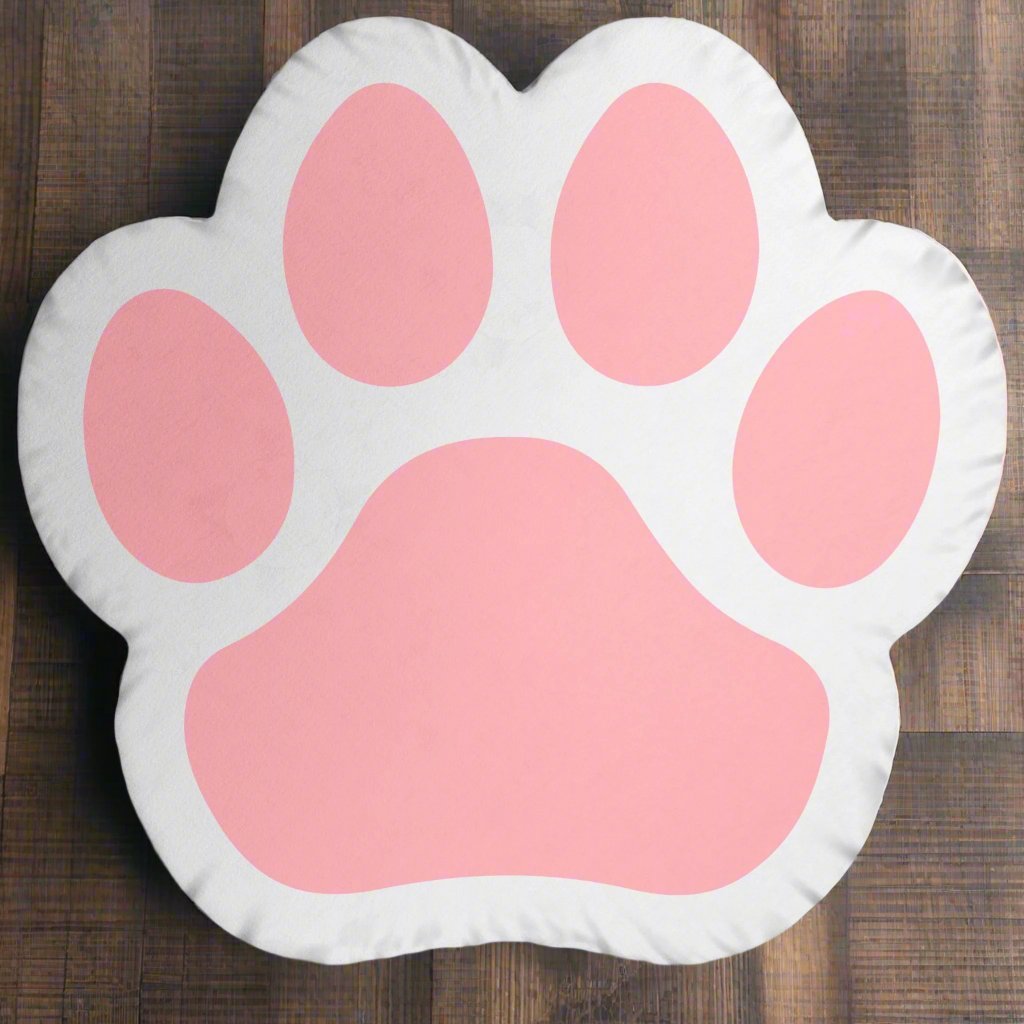 Pink Kitty Paw Shaped Pillow - Home Decor - EpiAl's Shop