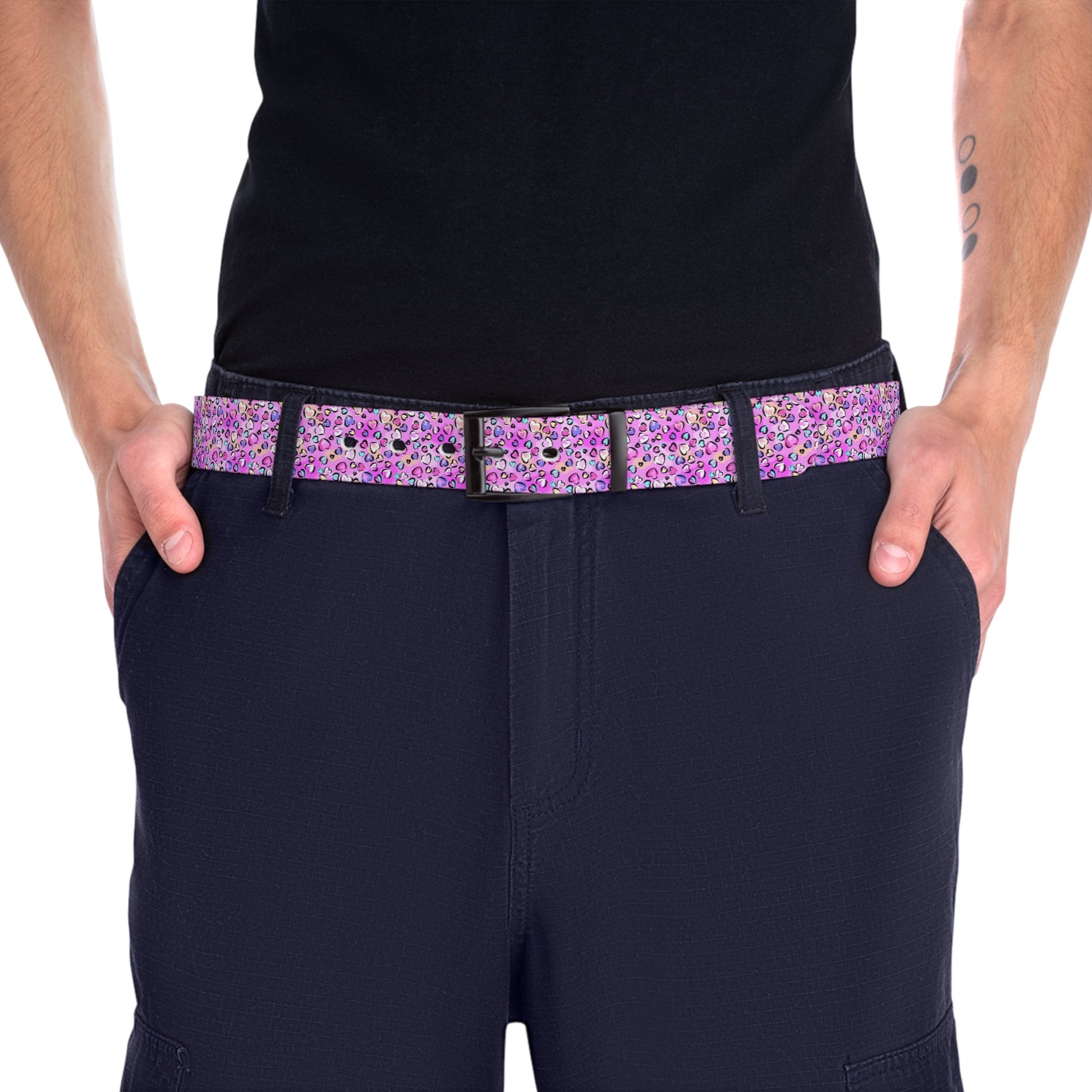 Pink Leopard Belt - Accessories - Epileptic Al’s Shop