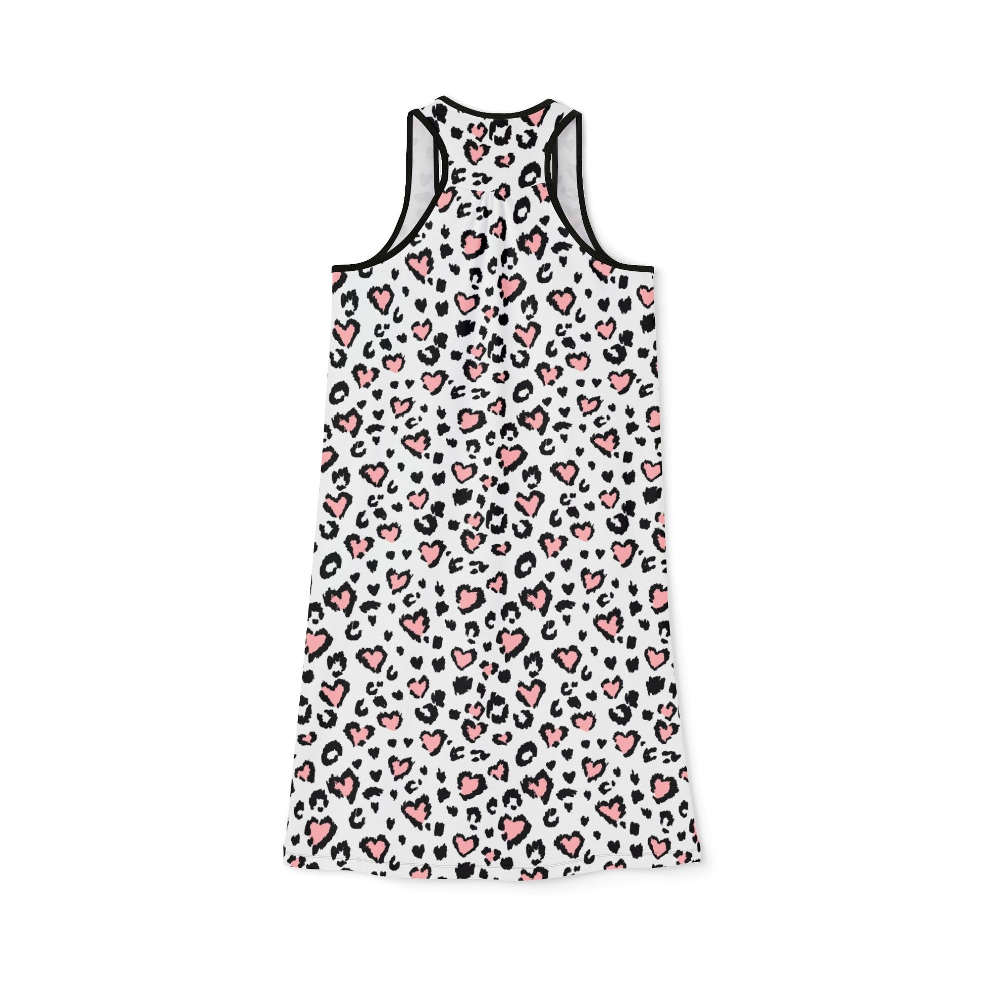 Pink Leopard Women's Racerback Dress - Tank Top - Epileptic Al’s Shop