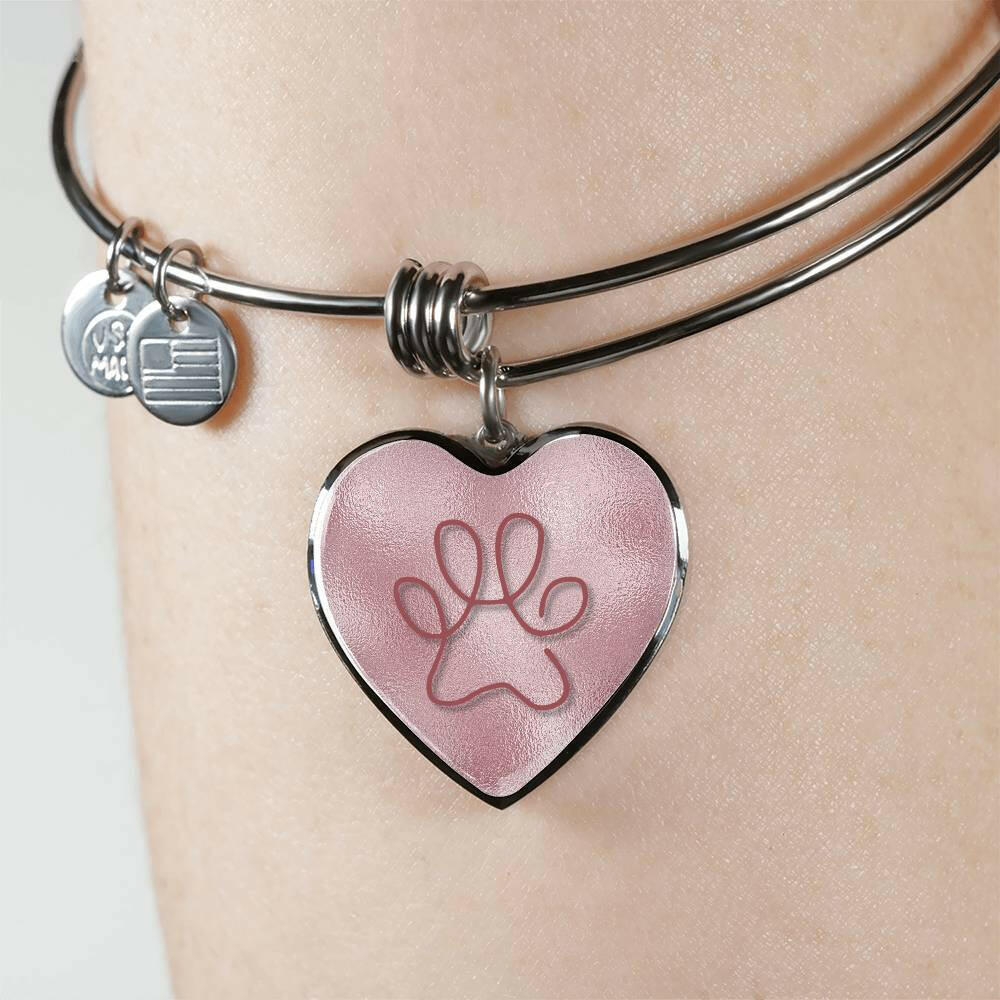 Pink on Pink Paw Bracelet - Jewelry - Epileptic Al’s Shop