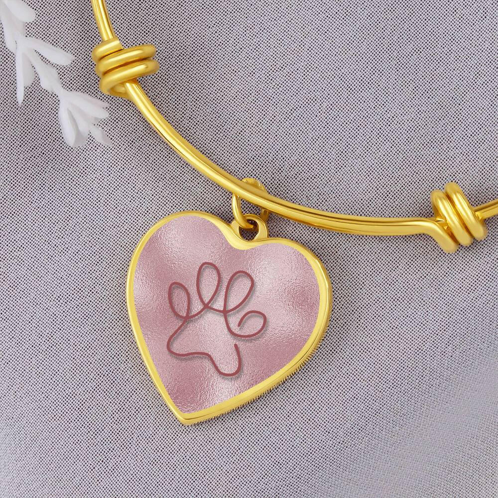 Pink on Pink Paw Bracelet - Jewelry - Epileptic Al’s Shop