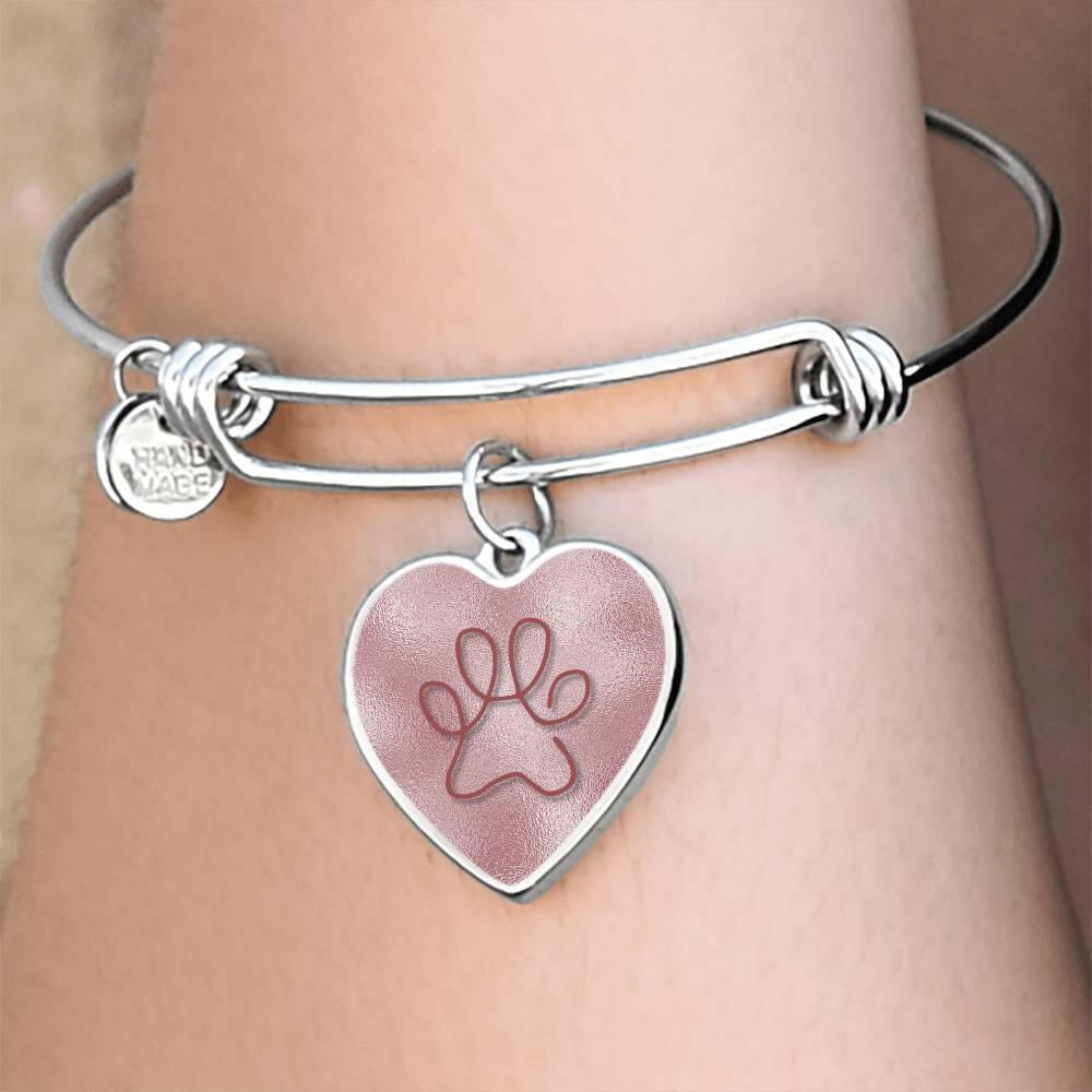 Pink on Pink Paw Bracelet - Jewelry - Epileptic Al’s Shop