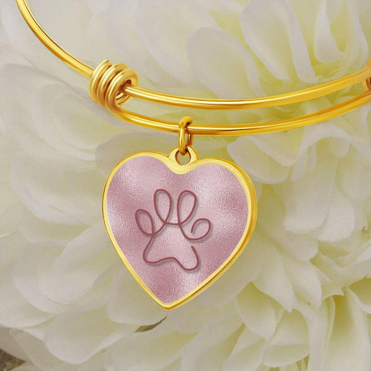 Pink on Pink Paw Bracelet - Jewelry - Epileptic Al’s Shop