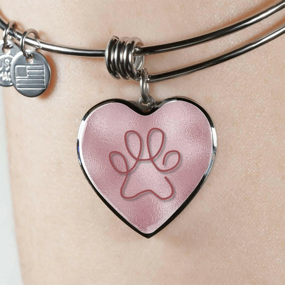 Pink on Pink Paw Bracelet - Jewelry - Epileptic Al’s Shop