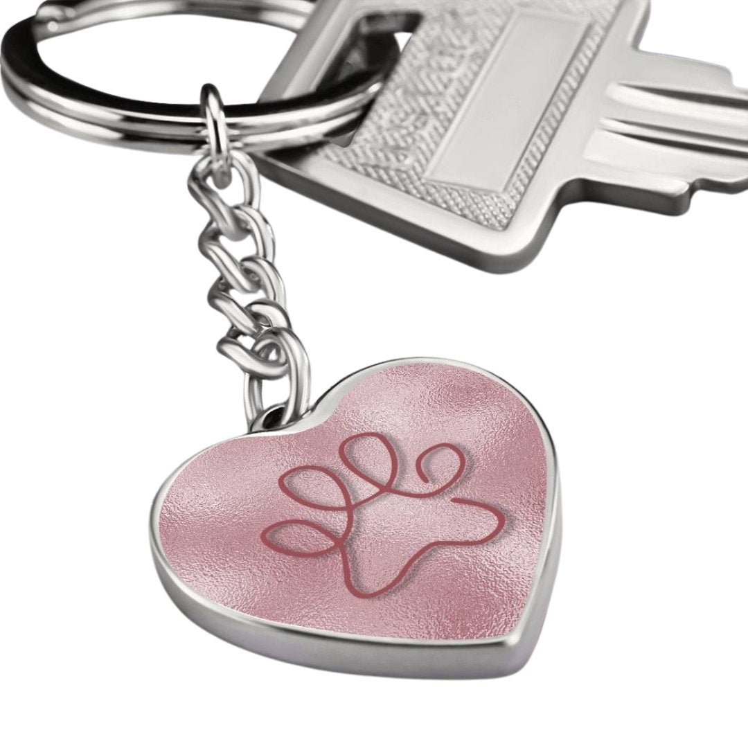 Pink on Pink Paw Keychain - Jewelry - Epileptic Al’s Shop