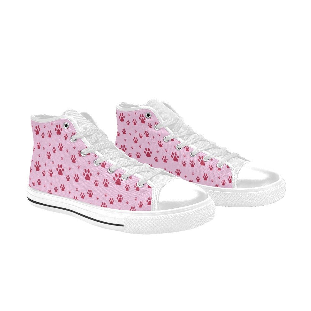 Pink Paws Aquila High Top Canvas Men's Shoes - Shoes - Epileptic Al’s Shop