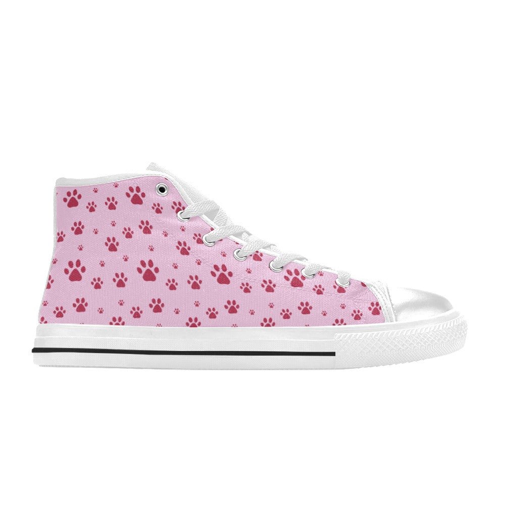 Pink Paws Aquila High Top Canvas Men's Shoes - Shoes - Epileptic Al’s Shop