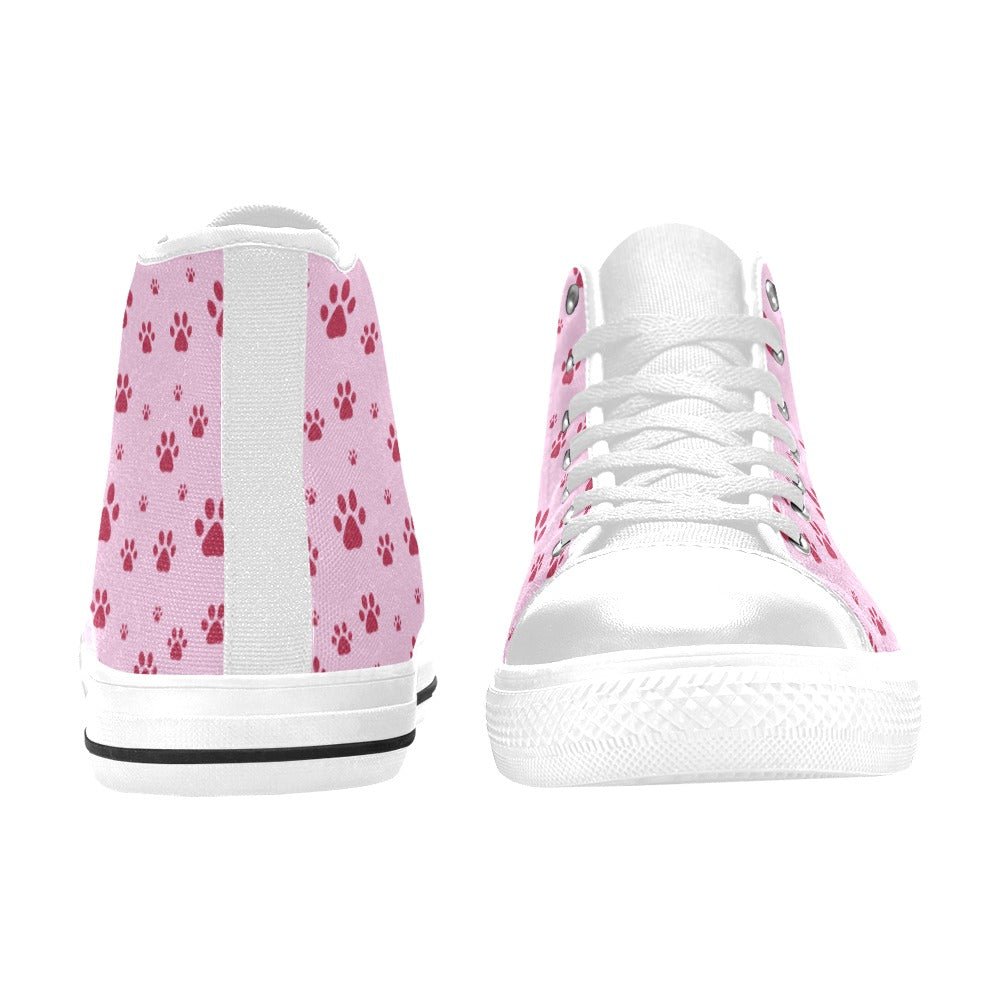 Pink Paws Aquila High Top Canvas Men's Shoes - Shoes - Epileptic Al’s Shop