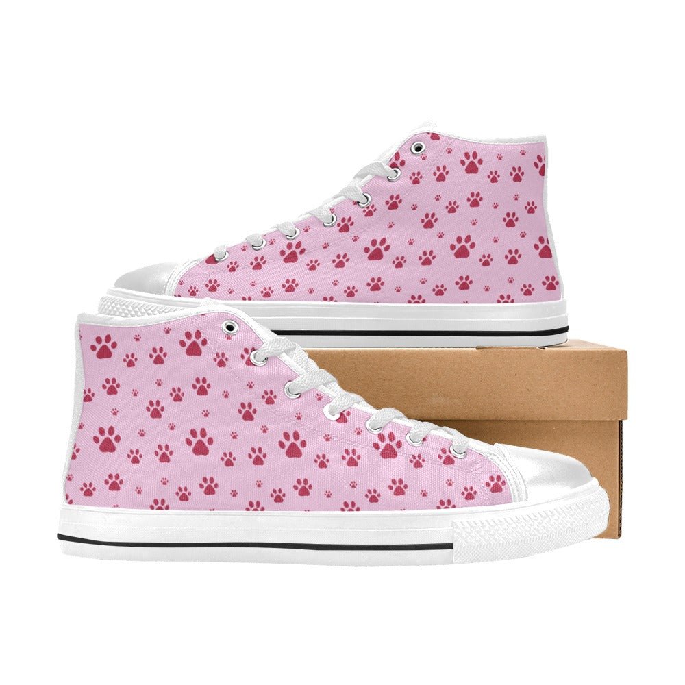 Pink Paws Aquila High Top Canvas Men's Shoes - Shoes - Epileptic Al’s Shop