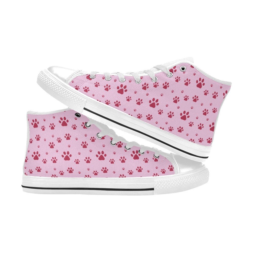 Pink Paws Aquila High Top Canvas Men's Shoes - Shoes - Epileptic Al’s Shop