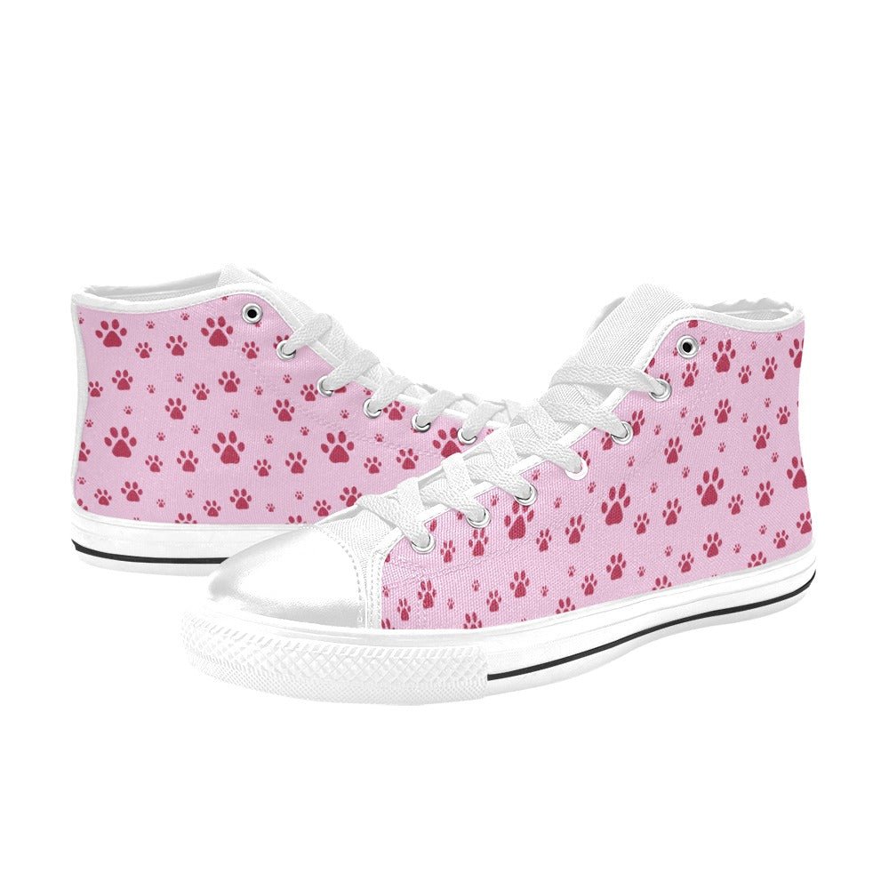 Pink Paws Aquila High Top Canvas Men's Shoes - Shoes - Epileptic Al’s Shop