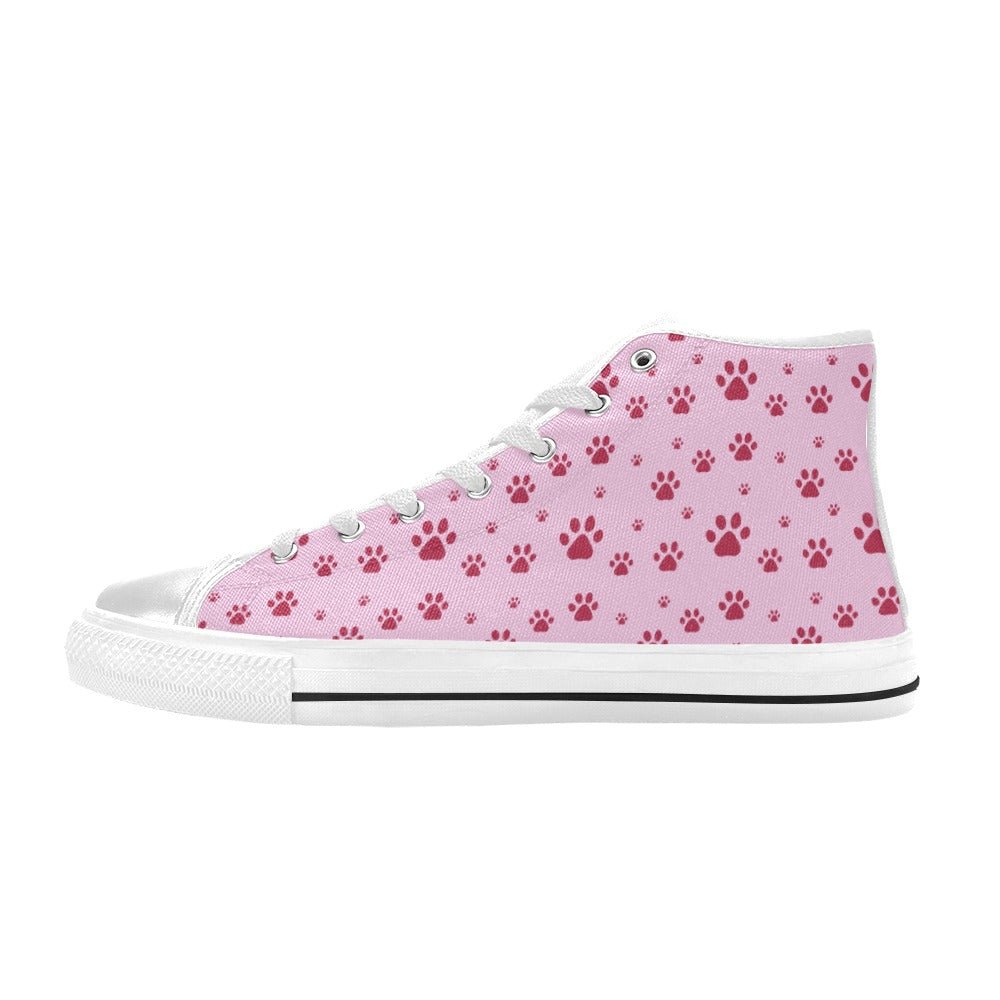 Pink Paws Aquila High Top Canvas Men's Shoes - Shoes - Epileptic Al’s Shop